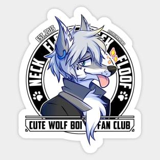 Sekei Neck Floof Fan Club Sticker